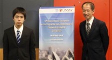 国際会議終了直後の記念撮影(写真左:木口卓巳君)