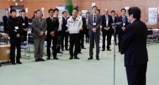 藤本校長から参加企業への挨拶