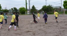 フットサルの試合風景