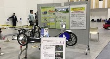 エコラン大会に出走した車両を展示