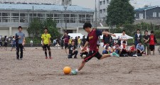 フットボールの試合