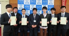 表彰学生・関係教員の集合写真