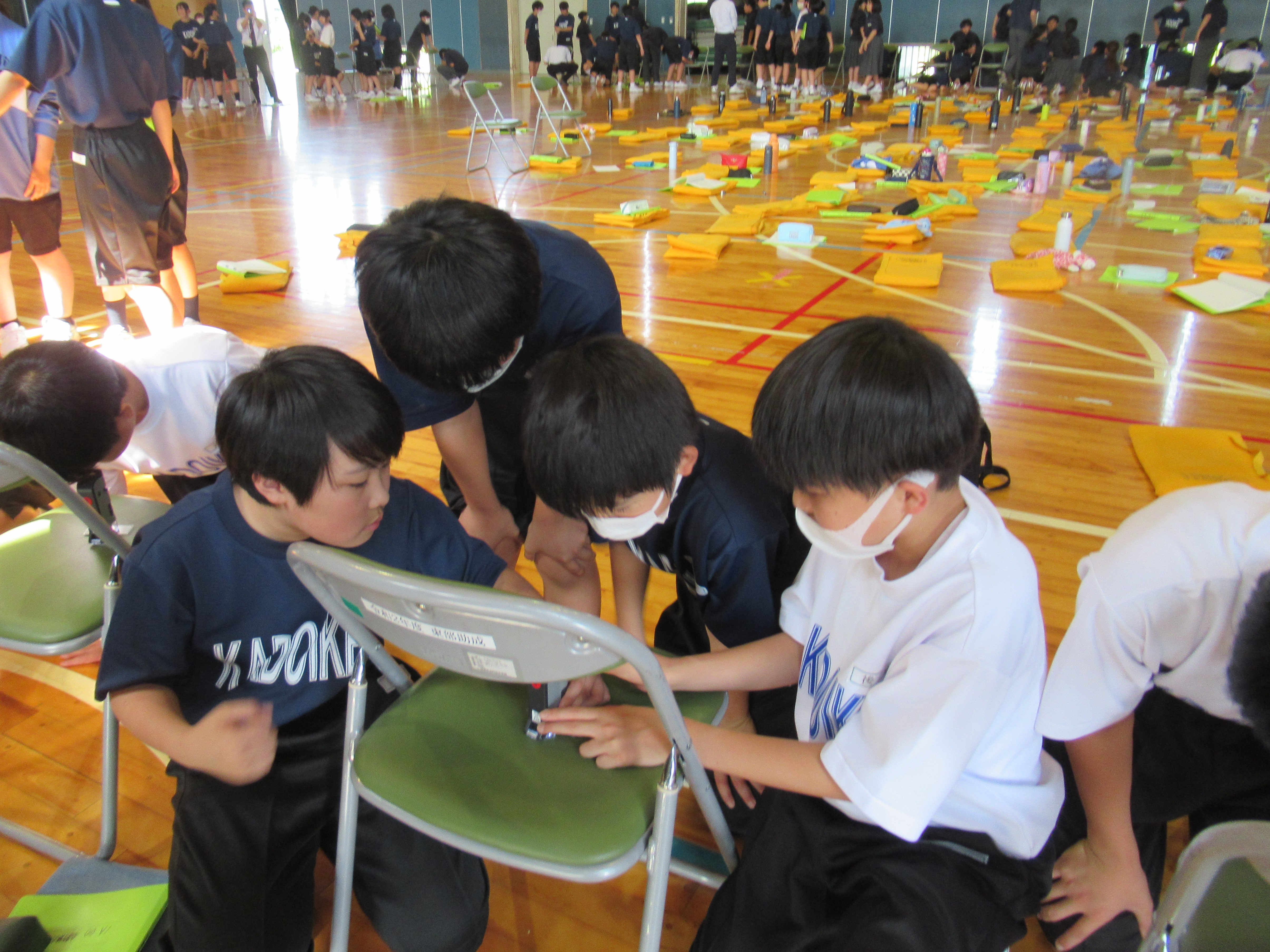 沼津市立門池中学校にて出前授業