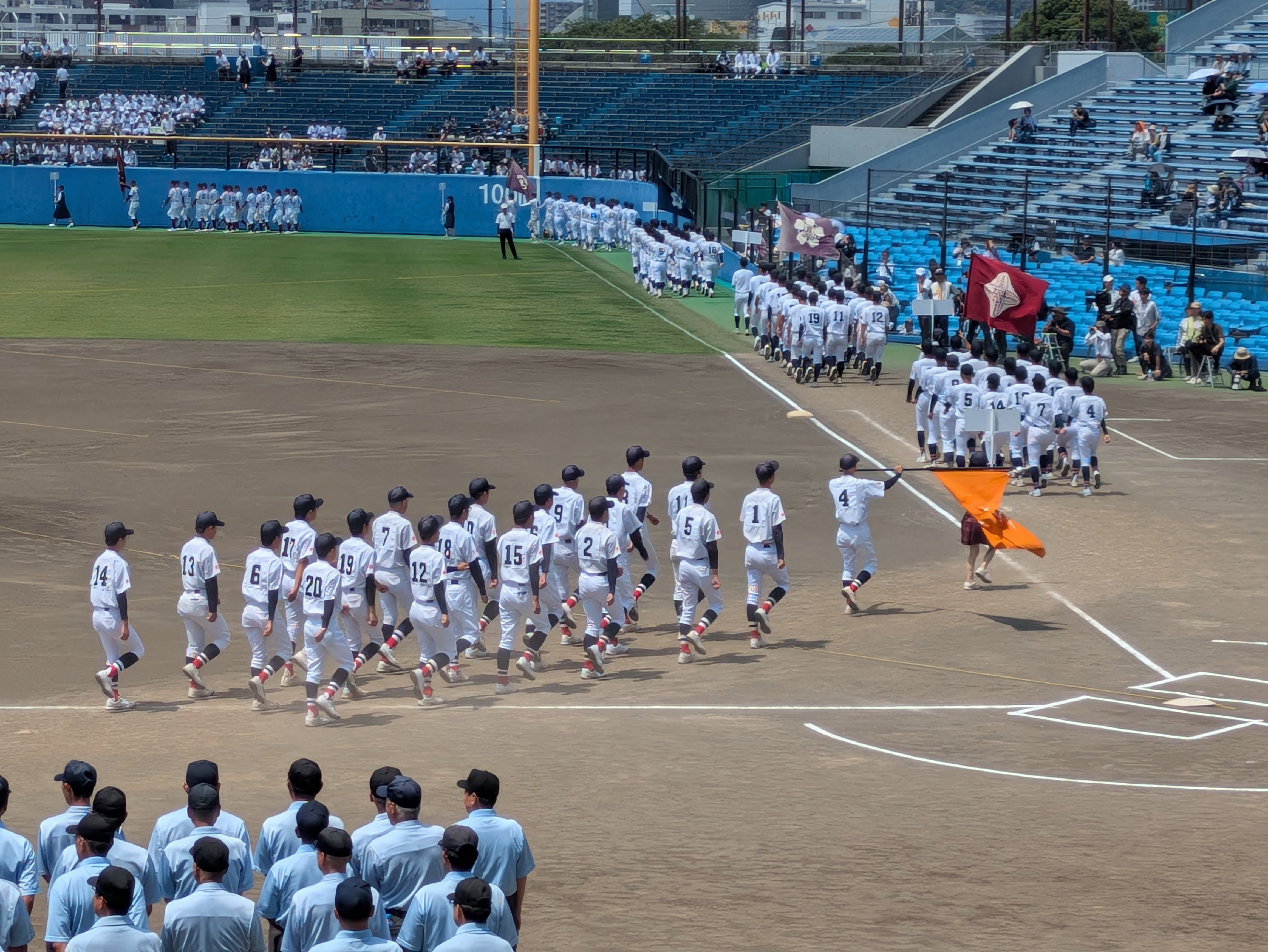第107回全国高等学校野球選手権 静岡大会開会式