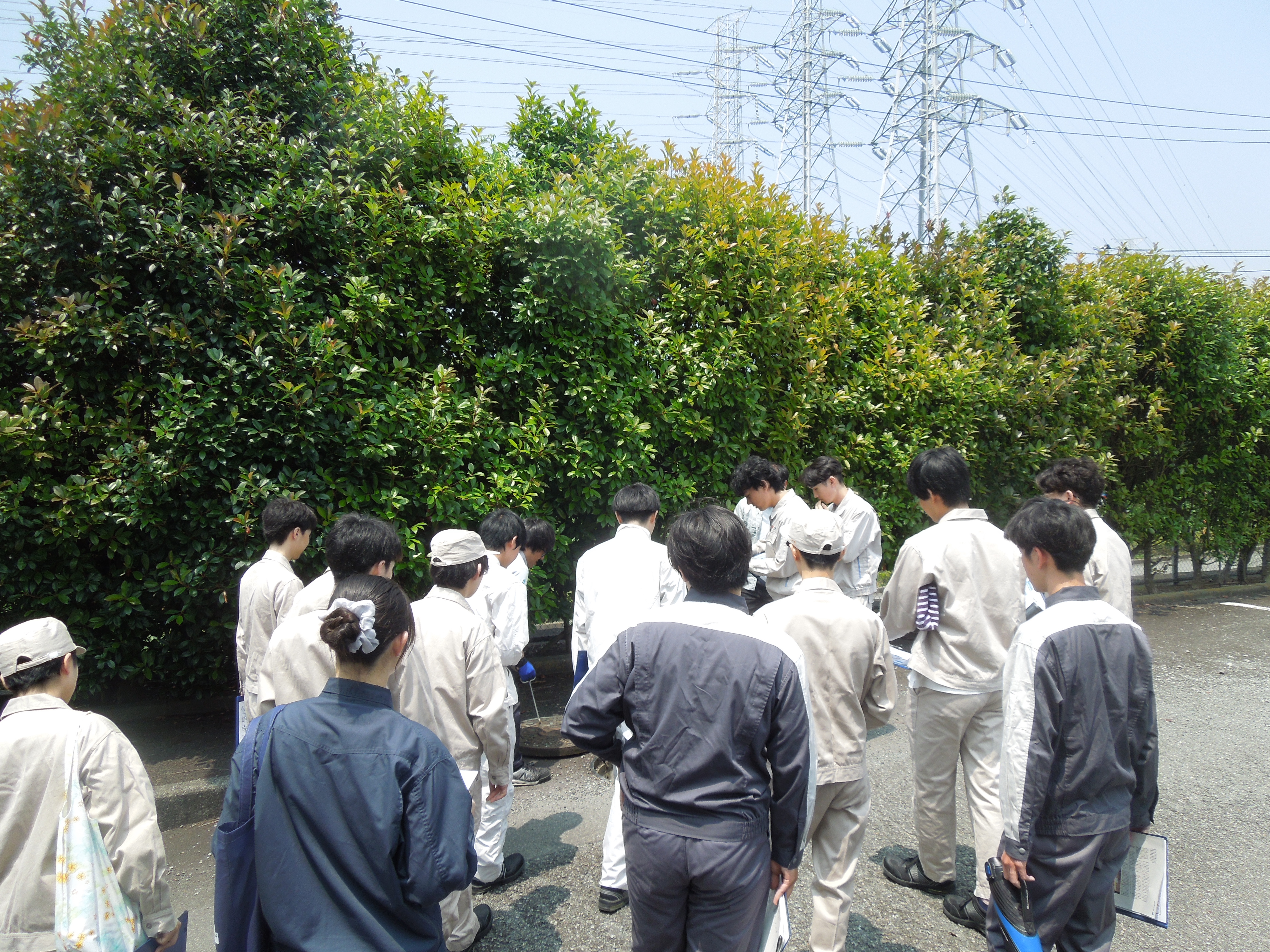 生活処理施設見学