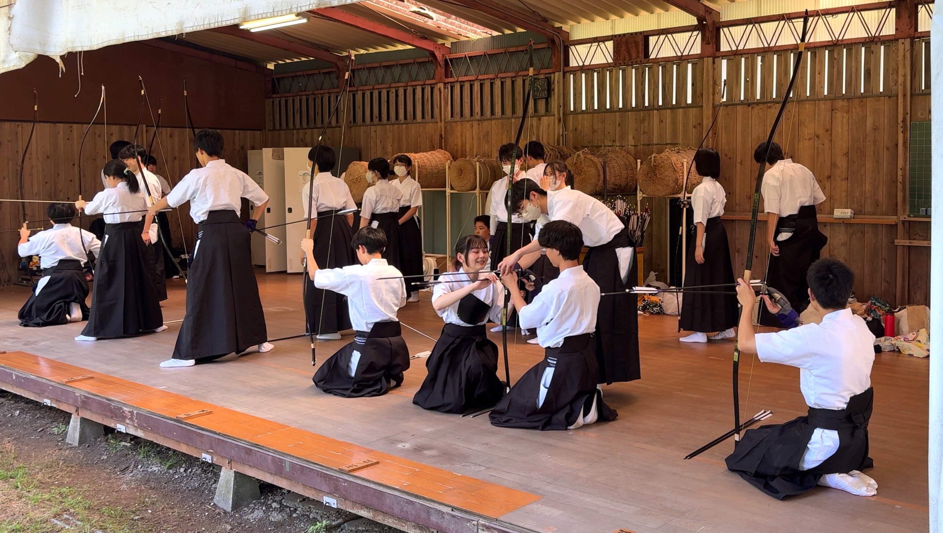弓道部、夏合宿