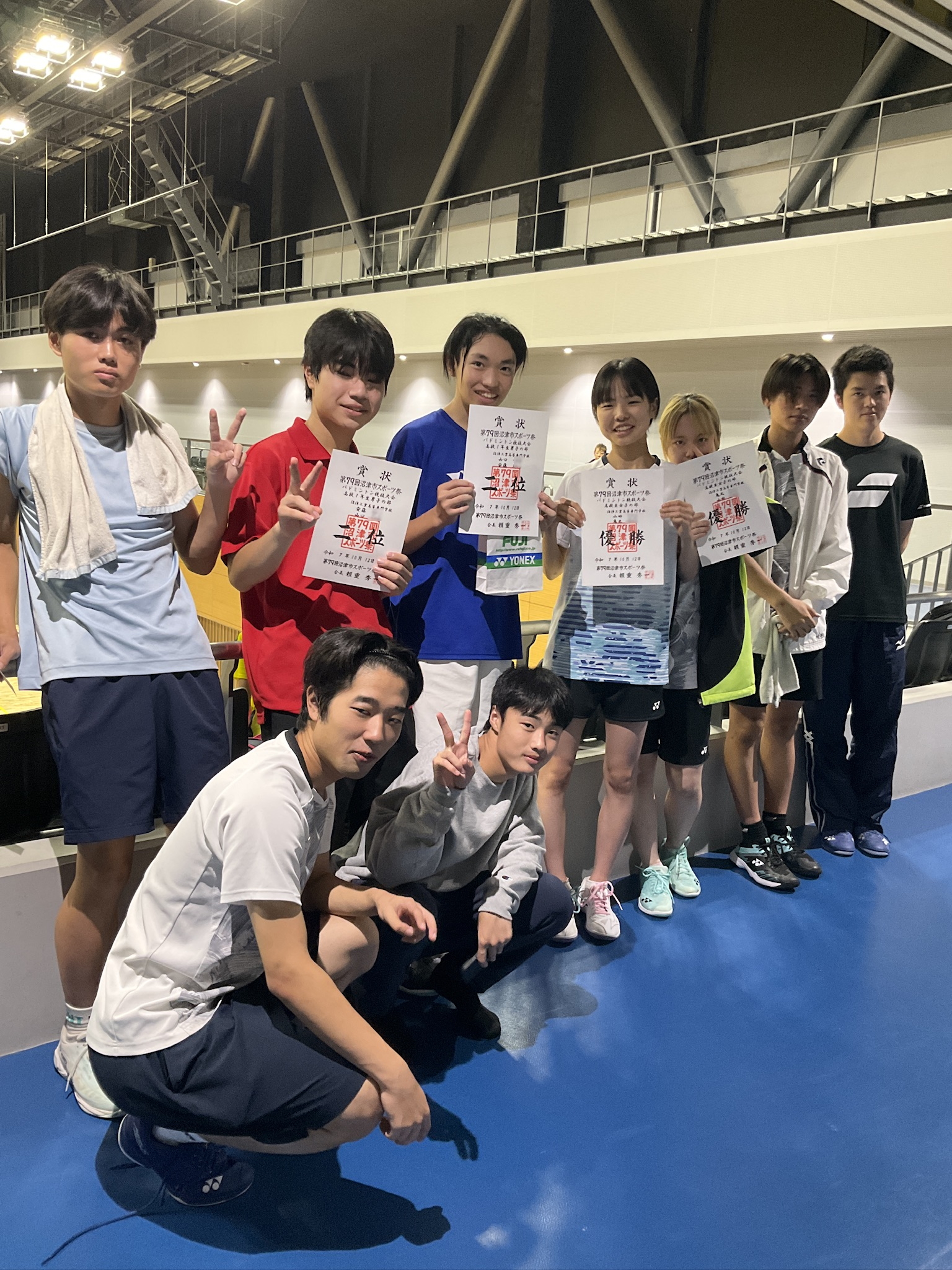 令和7年沼津市スポーツ祭バドミントン競技