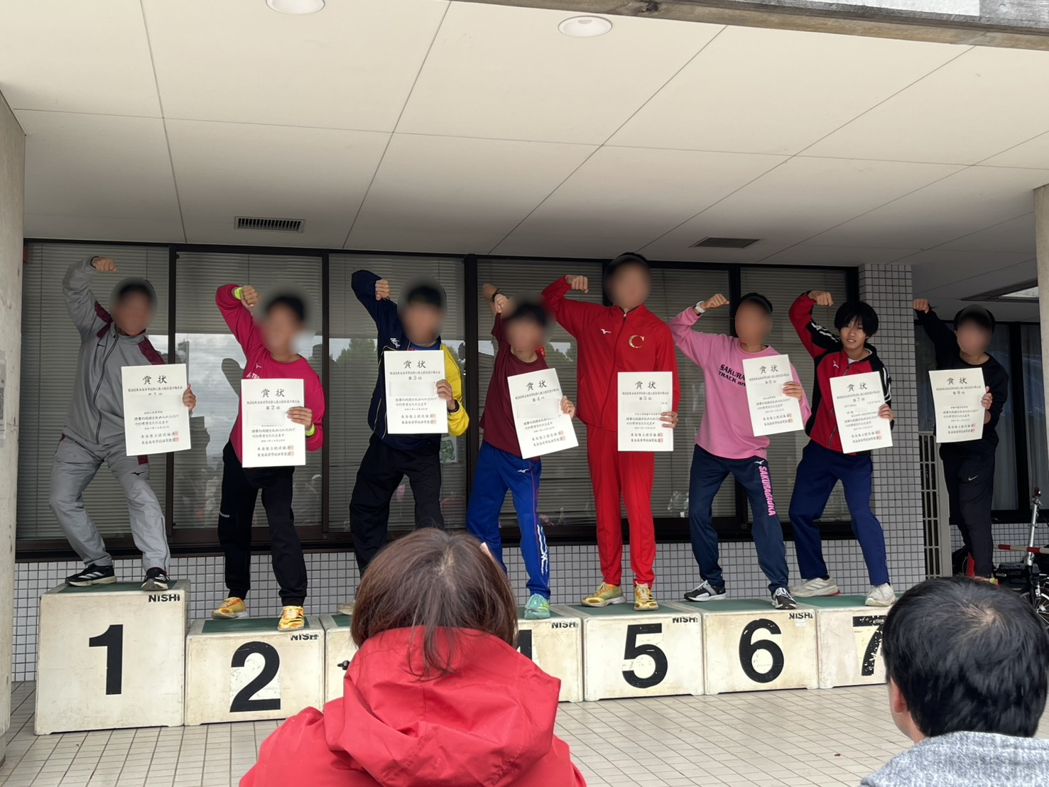 東海地区新人陸上競技大会7位入賞