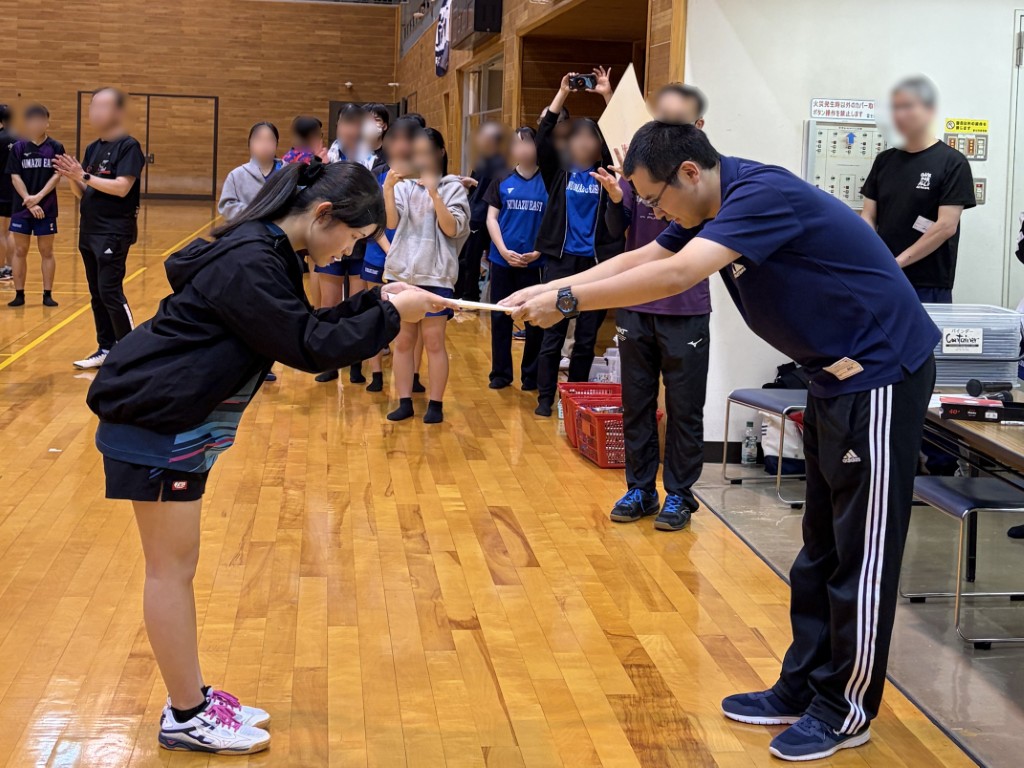 高校総体静岡県東部地区予選卓球競技の部