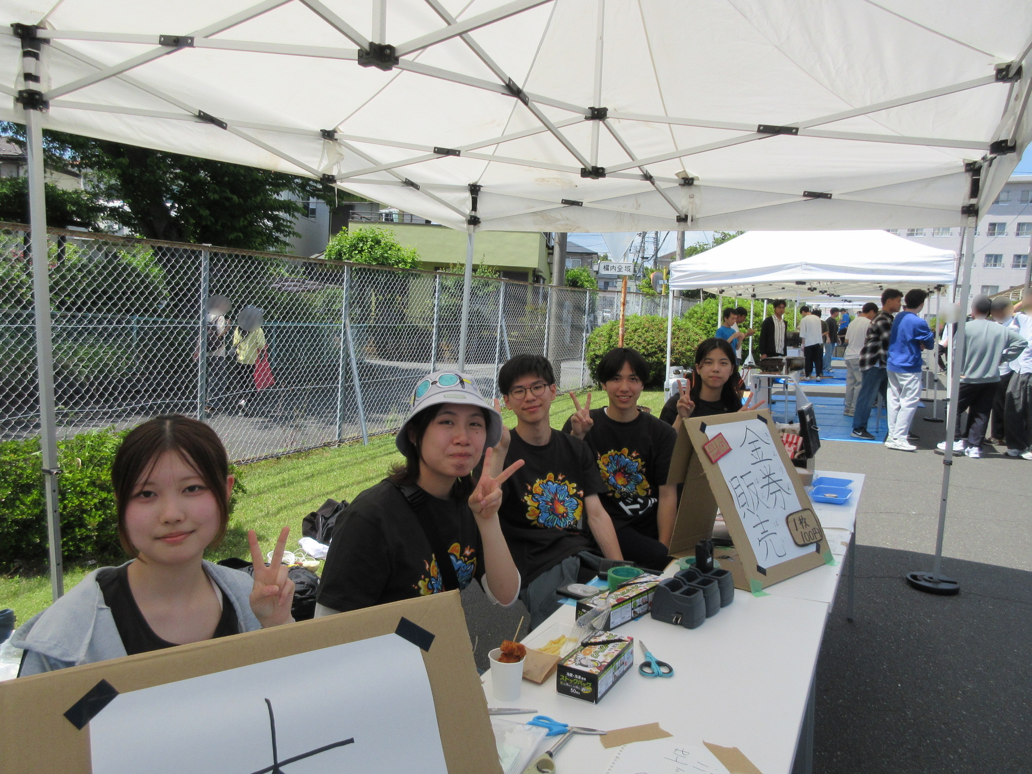 学生寮で寮祭