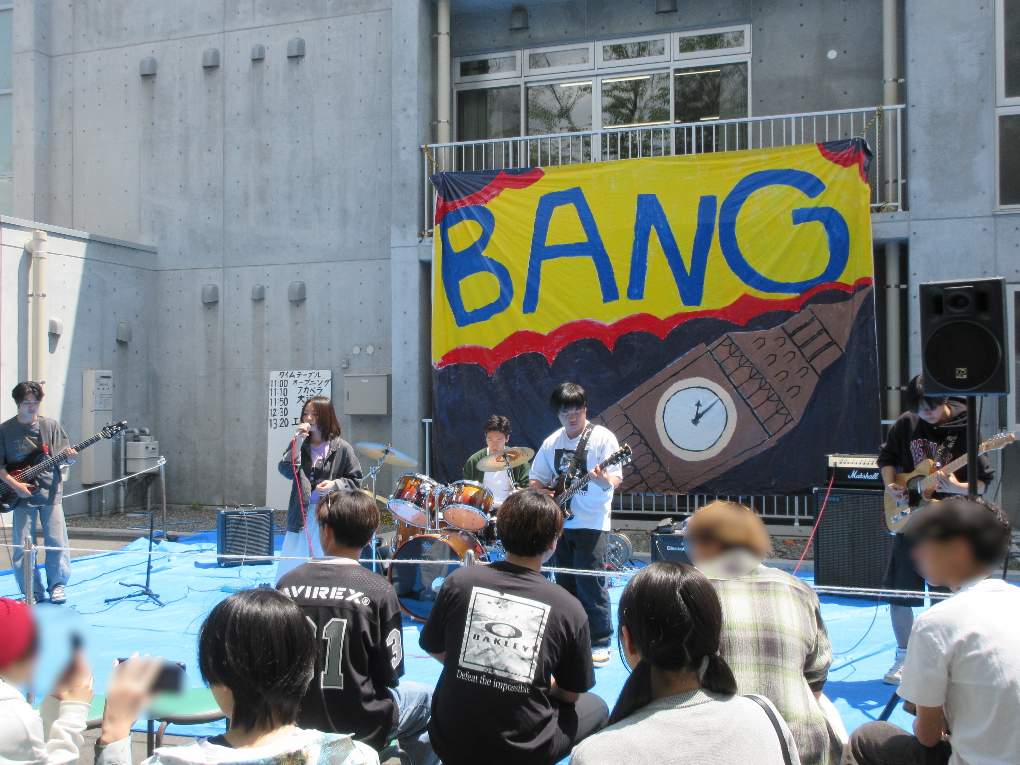学生寮で寮祭
