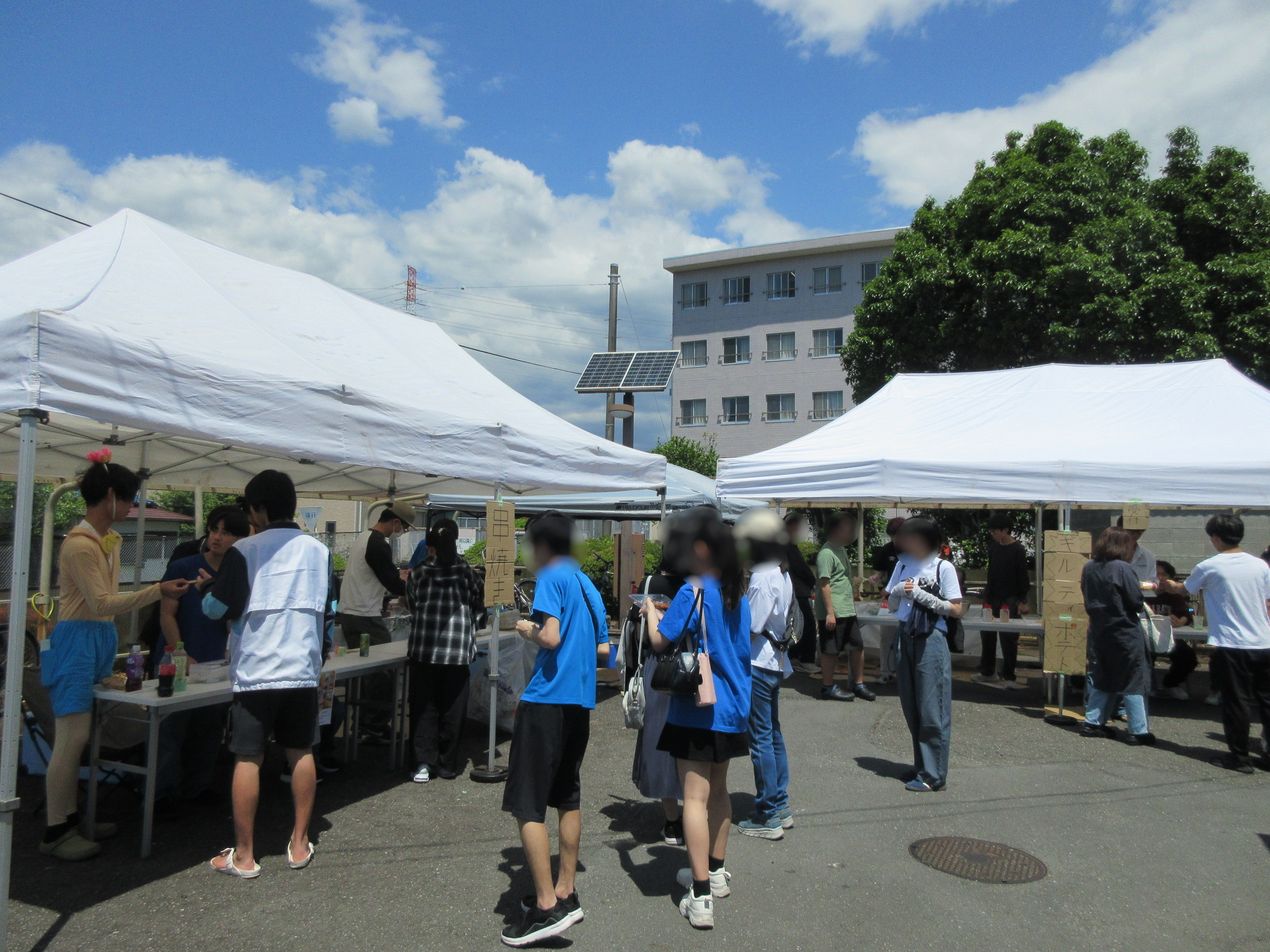 学生寮で寮祭