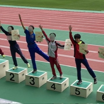 陸上競技男子800mで東海総体に出場します