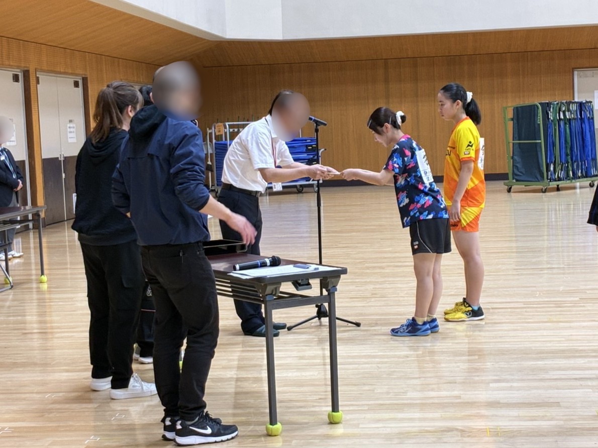 第64回東海地区高専大会卓球競技の結果