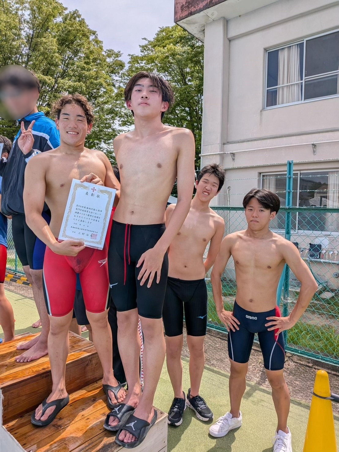東海地区高専大会水泳競技の結果