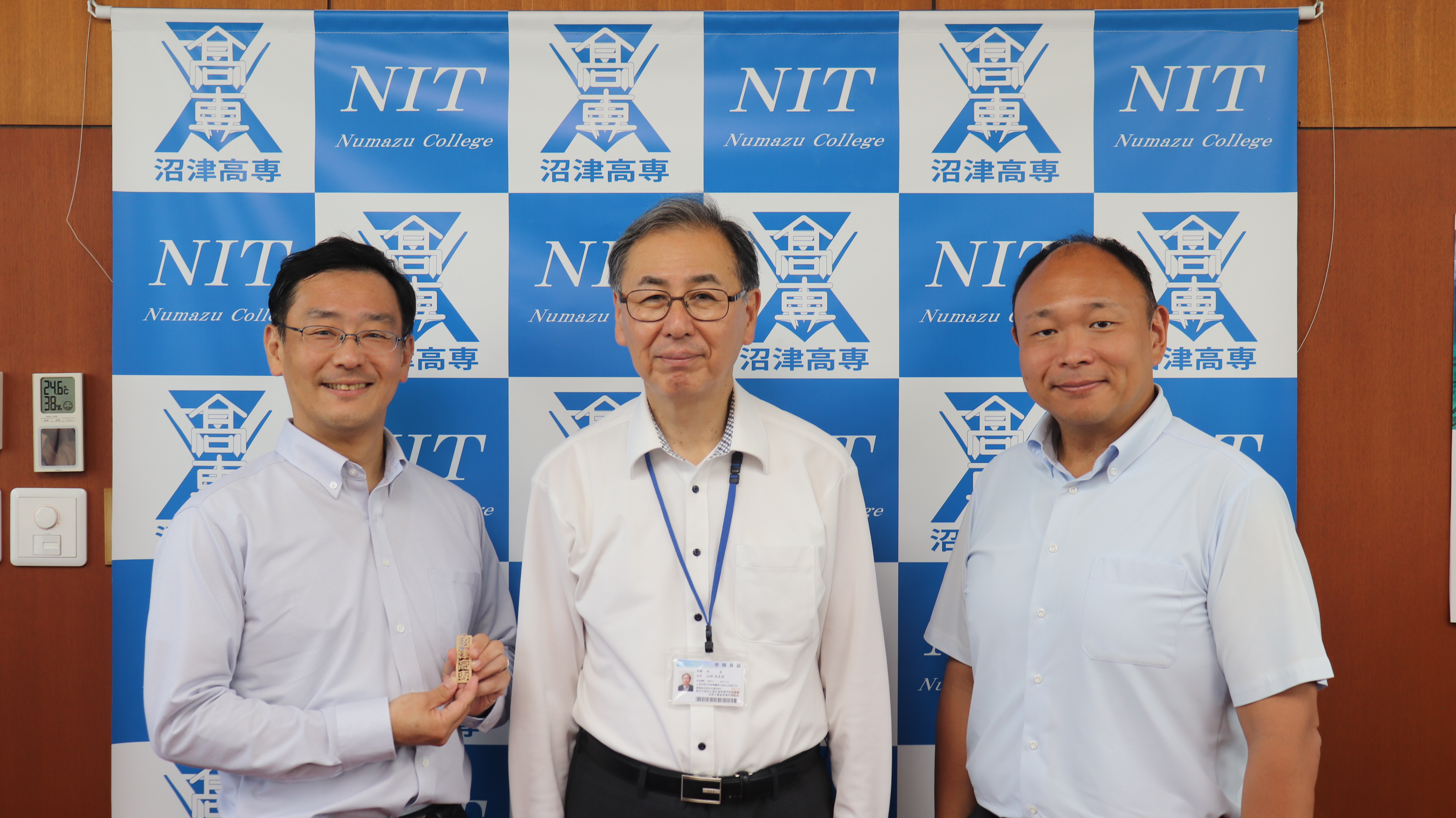 沼津高専とともに歩む議員連盟が本校を視察