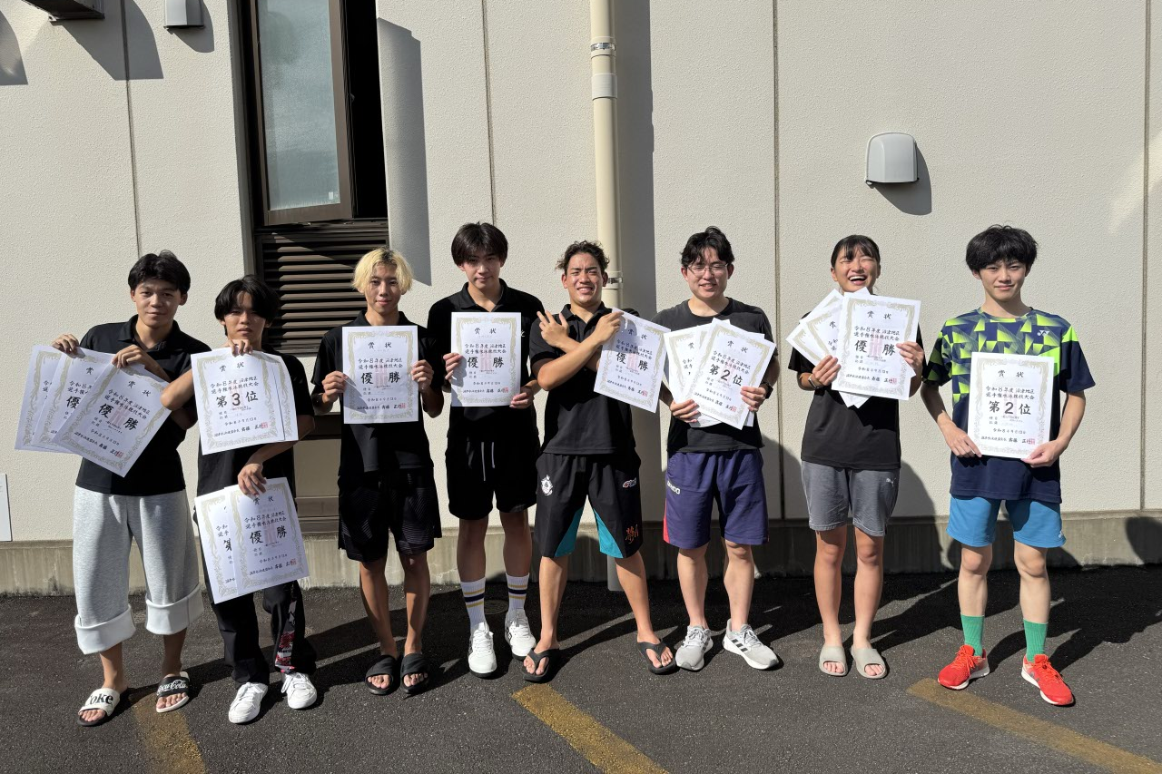 【水泳部】沼津地区選手権大会で大活躍!