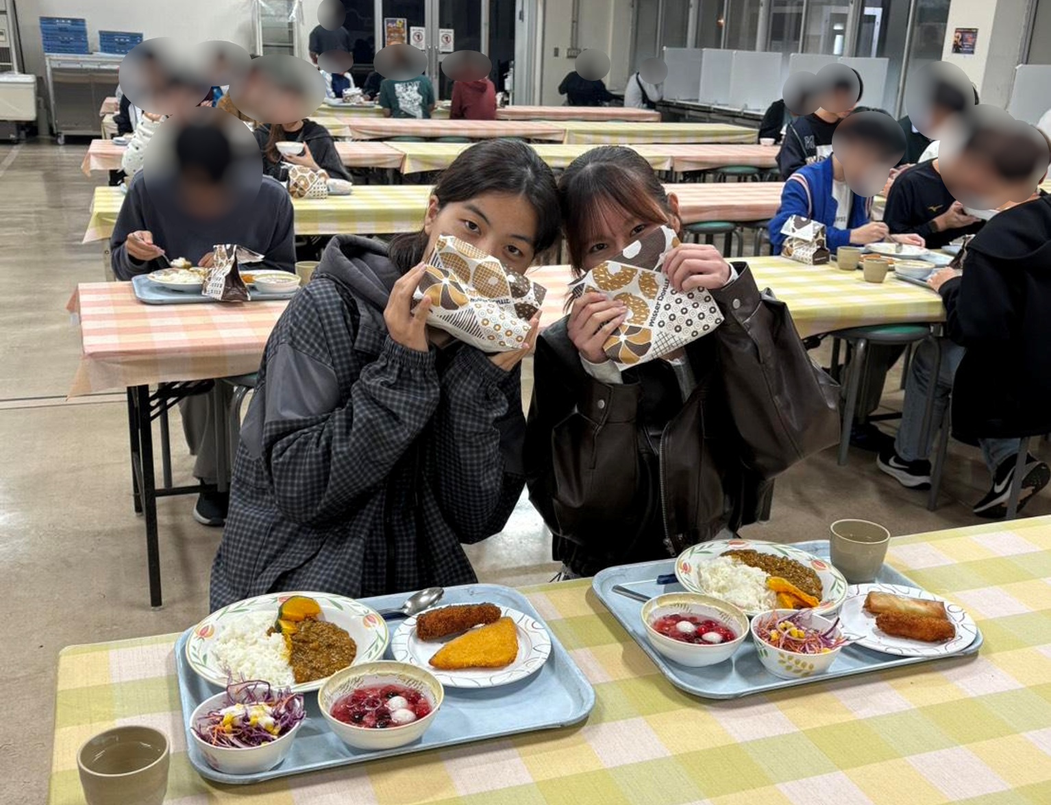 学生寮でハロウィンイベント
